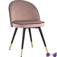 Стул Cooper Chair LUX Пепельно-Розовый Велюр