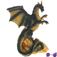Декоративная статуэтка Дракон Green Gold Dragon Treasure Keeper Statuette