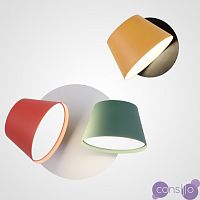 Серия цветных настенных светильников с поворотными плафонами PAIL