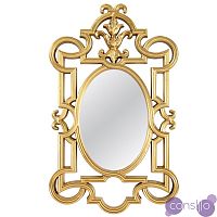 Зеркало настенное прямоугольное золотое Аваллон