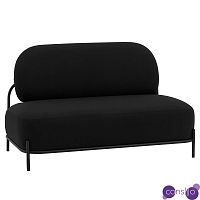 Двухместный диван черного цвета COLOR BLOCK