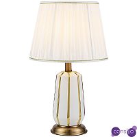Настольная лампа с абажуром Celestina White Lampshade Table Lamp