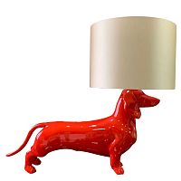 Настольная лампа COLLECTION OF DOGS с абажуром Такса
