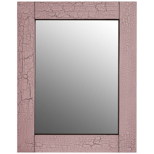 Зеркало Craquelure Finish pink
