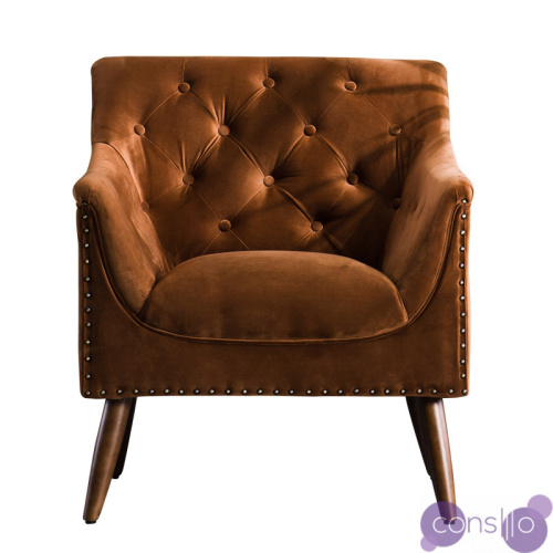 Кресло Terracotta Velvet Armchair