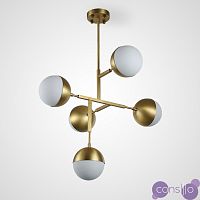 Люстра оригинальной конструкции с 5 шарообразными плафонами BALL L