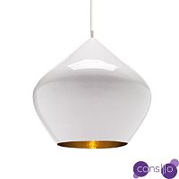 Подвесной дизайнерский светильник Beat Light Stout by Tom Dixon D52 (белый)