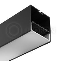 Профиль накладной,подвесной арт.13171(B) Ledron алюминиевый для светодиодных лент