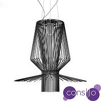 Подвесной дизайнерский светильник Allegretto Assai 2 by Foscarini (черный)