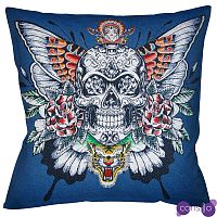 Декоративная подушка Ghost Rider Blue