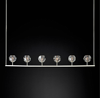 Люстра RH Boule De Cristal Linear Chandelier 6
