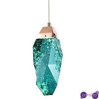 Подвесной светильник Soar Hanging Lamp Brass Emerald Изумрудный