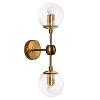 Бра Modo Sconce 2 Globes Gold