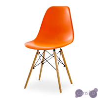 Дизайнерский стул Eames DSW by Vitra (оранжевый)