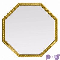Зеркало золотое восьмиугольное Uslada Gold
