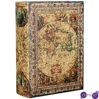 Шкатулка-книга Vintage World Map Book Box