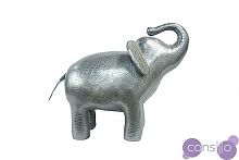 Пуфик Слон мини серебро