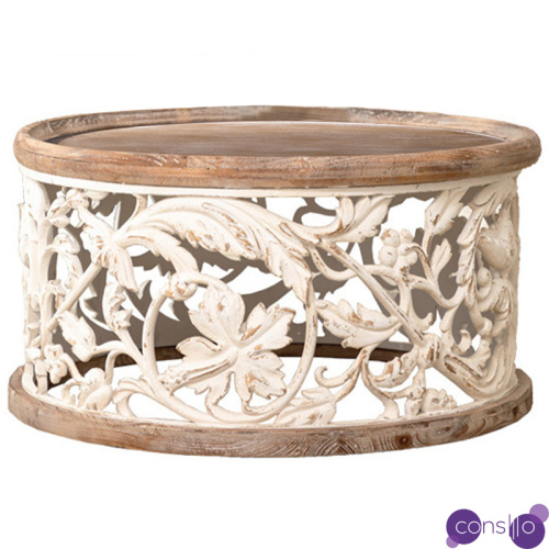 Кофейный стол Fleurette Provence Side Table 80