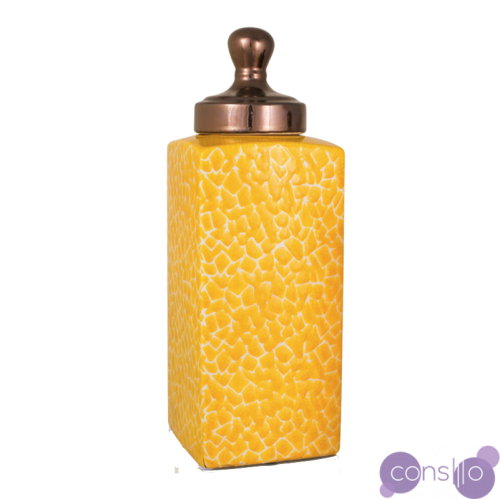 Ваза c крышкой Yellow Giraffe