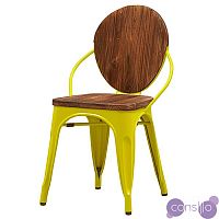 Стул Tolix chair Wooden Yellow designed by Xavier Pauchard