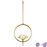 Подвесной светильник Хрустальный Цветок Лотоса Lotus flower Clear Glass pendant lamp B