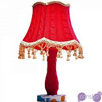 Лампа настольная Knitted Красная