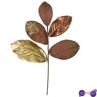 Декоративная ветвь с бронзовыми листьями