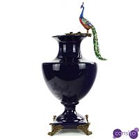 Ваза Selenia Blue Vase Peacock