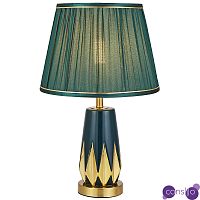 Настольная лампа с абажуром Femia Green Gold Table Lamp