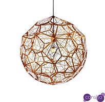 Подвесной дизайнерский светильник Etch Web by Tom Dixon (бронзовый)
