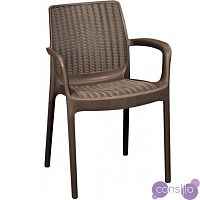 Стул Plastic chair brown