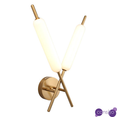 Бра Reed Double Золотой