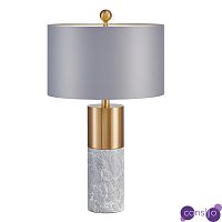 Настольная лампа ZOEY TABLE LAMP Gray base Gray shade