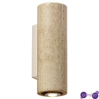 Бра Travertine Cylinder Spot Wall Lamp
