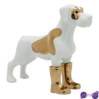 Статуэтка фарфоровая Собака White dog