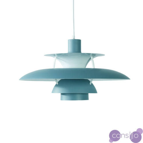 Подвесной светильник PH 5 by Louis Poulse (голубой)