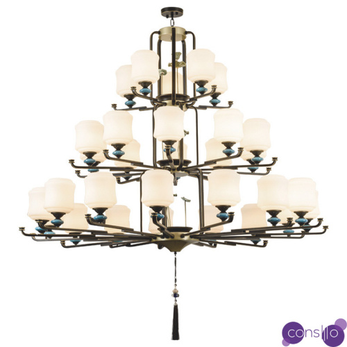 Люстра в китайском стиле Chinese Style Lotus Fruit Chandelier