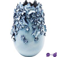 Ваза Blue & white Butterflies vase