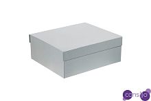 Коробка подарочная My Warm Box 41*35*15см серебристая