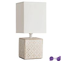 Настольная лампа Дизайнерская Lazio Ivory Table Lamp