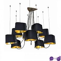 Люстра Designheure Lighting Black 10 плафонов