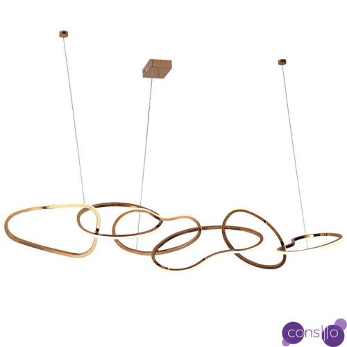 Люстра Wavy Ring Connection Gold