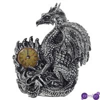 Часы в виде дракона Silver Dragon Clock
