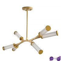 Люстра Cylinder Branches Chandelier Gold 6