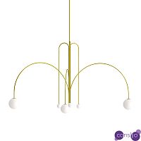 Потолочный дизайнерский светильник Spring by Michael Anastassiades (золотой)