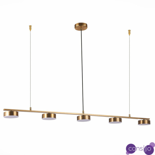 Люстра Five Headlights Linear Chandelier