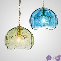 Дизайнерский подвесной светильник из цветного стекла JETTA