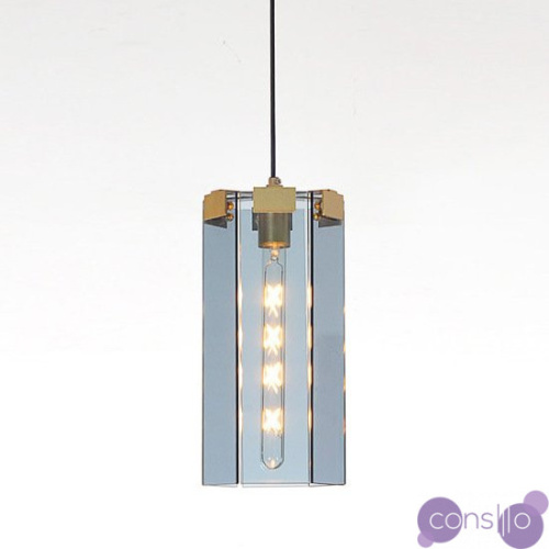 Человек из стали Gray Glass Pendant Lamp