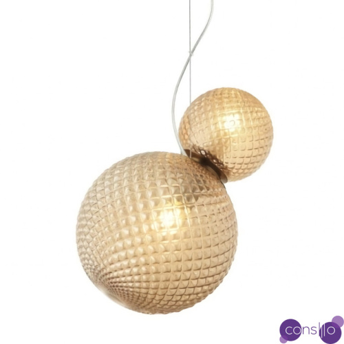 Подвесной светильник Perforated Bubbles с темным плафоном