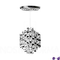 Подвесной дизайнерский светильник Spiral SP01 by Verpan Panton (серебряный)